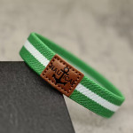 Nautička pletena narukvica s sidrom