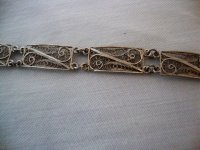 Stara filigranska narukvica - srebro - ručni tradicijski rad