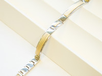 ZLATNA MUŠKA NARUKVICA 14K (585) 27,06 grama NOVO • GOLD SHOP •