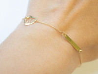 ZLATNA NARUKVICA 14K (585) 0,96 grama NOVO • GOLD SHOP •