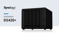 Synology DS420+ NAS server, 2x128GB SSD cache, bez diskova, TOP stanje