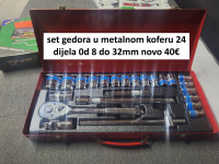 set gedora 8-32mm 24 dijela novo