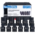 Set udarnih torx nasadnih ključeva 1/2" E6-E24  11 kom