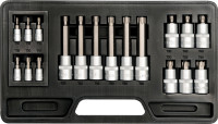 YATO SET NAS. KLJUČEVA TORX 1/2+1/4 18dj. *DUGI I KRATKI* TYT-7751