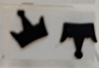 Crne naušnice kruna