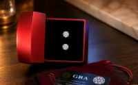 Luksuzne Moissanite Naušnice 2ct (Srebro 925) + GRA Certifikat