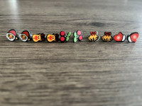 Naušnice 5 para Božić, trešnje