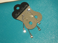 NAUŠNICE BOJA SREBRA - NOVO