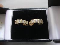 NAUŠNICE DOUBLE GOLD PLATED - AMERIKA - C-RING