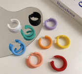 RAZNE PLASTIČNE NAUŠNICE ALKE - RINGOVI - NOVO