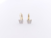 ZLATNE NAUŠNICE 14K (585) 1,70 grama NOVO • GOLD SHOP •