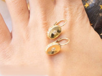 ZLATNE NAUŠNICE 14K (585) 3,86 grama NOVO • GOLD SHOP •