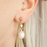 ZLATNE NAUŠNICE 14K (585) 3,95 grama NOVO • GOLD SHOP •