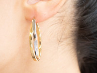 ZLATNE NAUŠNICE 14K (585) 4,08 grama NOVO • GOLD SHOP •