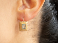 ZLATNE NAUŠNICE 14K (585) 7,00 grama NOVO • GOLD SHOP •