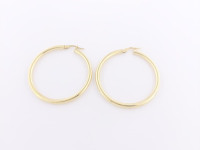 ZLATNE NAUŠNICE RINGOVI 14K (585) 3,38 grama NOVO • GOLD SHOP •
