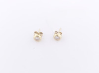 ZLATNE ŠTIFT NAUŠNICE 14K (585) 2,00 grama NOVO • GOLD SHOP •