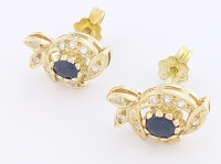 ZLATNE ŠTIFT NAUŠNICE 14K (585) 3,76 grama NOVO • GOLD SHOP •