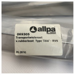 Allpa Stainless Steel Transport Wheel Set for Ibis Rubber Boat - 06930