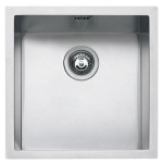Barazza stainless steel square sink 40 x 40 softtop R.15 - 1X4040S