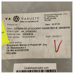 Crna platnena navlaka za kokpit za Uttern D/T 57 - VK_UTD57SP2