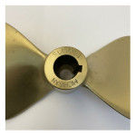Michigan Propellers 2-lamelni mjedeni propeler GL352 16x11 RH 30mm - 5