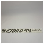 Fjord 44 Coupe Original Hull Brushed Titanium Logo Antracit - TBZ1139