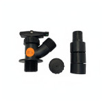 Flowtech Marine Y-ventil za prolaz kroz trup - 3/4 inča, 1 inč, 1 1/2i