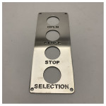 Marine Stainless Steel Control Panel AISI 316 - Durable, Corrosion-Res