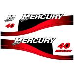 Zamjenske naljepnice za vanbrodski motor Mercury 40,50,60, (1999-2004)