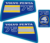 Zamjenske naljepnice za vanbrodski motor Volvo Penta 75