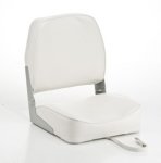 Stolica za brod preklopna 41x36cm tapicirana bijela