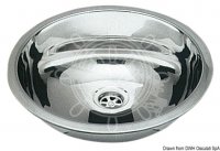 Umivaonik okrugli inox 38,7cm - 860,00kn