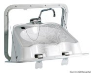 Umivaonik sklopivi bijeli abs za pregradu 520x460x320mm - 1905,00kn