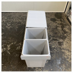 Wesco Traditionline Big Double 52l Ugradbena kanta za otpad 757-811-85
