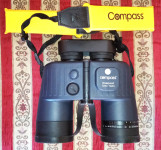 COMPASS WATERPROOF 7X50 122m DALEKOZOR NAUTIČKI MARINE JEDRENJE