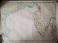 Nautička / pomorska karta Rijeka - Venecija JRM