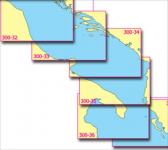 Pomorska karta 300-32 (Ancona-Šibenik) - nautičke kursne karte