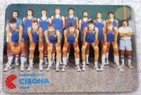 Cibona Zagreb - džepni kalendar 1986 - Dražen Petrović