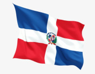 DOMINIKANSKA REPUBLIKA, zastava 90x60cm