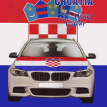Hrvatska zastava za haubu - navlaka