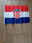 Mala hrvatska zastava s štapom NOVO 32x45cm