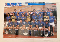 Poster Dinamo 1981 1982