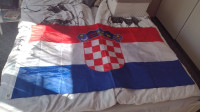 zastava Republika Hrvatska 150x85, dvije zakovice gore i dolje za štap