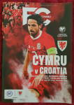 WALES- CROATIA, OFFICIAL MATCHDAY MAGAZINE, PROGRAM ZA UTAKMICU
