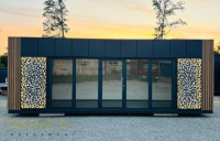 8x3 modern container withe led - office/ kiosk/ beauty