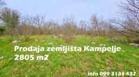 Atraktivno poljoprivredno zemljište 2805 m2 (Kampelje)