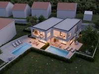 BILICE - Šibenik - luksuzna dvojna kuća s bazenom