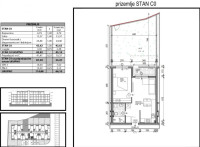 NOVOGRADNJA, BOTINEC 66,10 m2, DVOSOBAN STAN+ PARKING, SPREMIŠTE, VRT