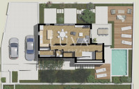 Brač, Škrip, građ. zemljište 412 m2 s građ. dozvolom